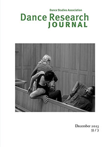 Cover of Dance Research Journal